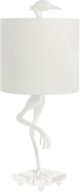 Cyan Design 11460 Ibis Contemporary White Table Lighting