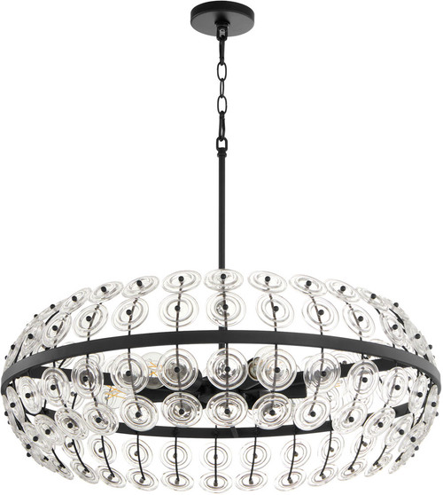 Cyan Design 11958 Selena Matte Black 30" Ceiling Light Pendant