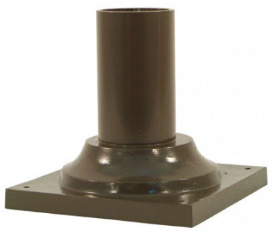 Dabmar BS250-BZ Contemporary Bronze Exterior Large Pier Mount