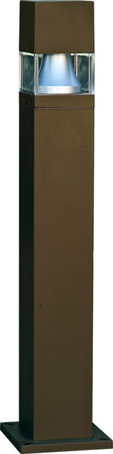 Dabmar D150-LED-BZ Contemporary Line Voltage Bronze LED Outdoor Fiberglass Bollard Pathway Lighting