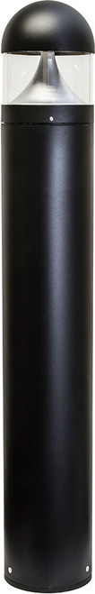 Dabmar D810-LB20-40K-B Contemporary Line Voltage Black LED Outdoor Landscape Lighting Bollard
