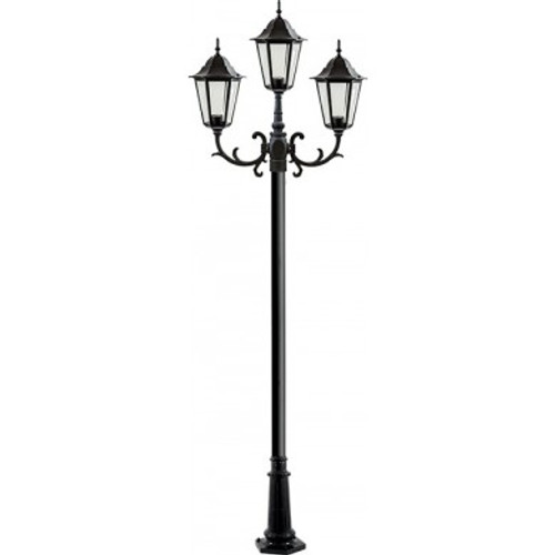 Dabmar GM1303S-LED16-B Daniella Black LED Exterior Post Light Fixture