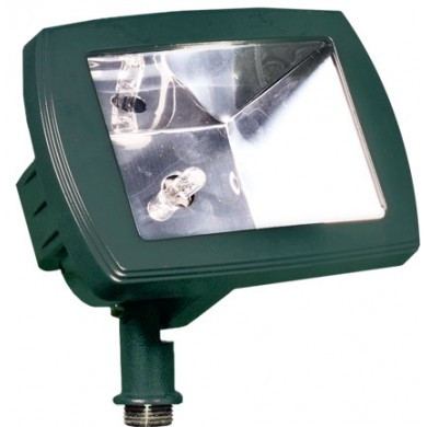 Dabmar LV105-LED-G Contemporary Green LED Low Voltage Outdoor Landscape Light Fixture Mini Flood Light