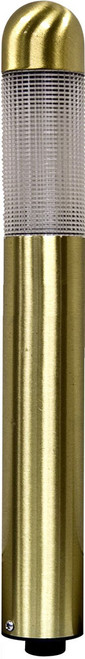 Dabmar LV61-LED-BS Modern Brass LED Low Voltage Exterior Pathway Lighting Mini Bollard