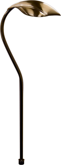 Dabmar LV64-WBS Modern Weathered Brass Low Voltage Outdoor Pathway Lighting