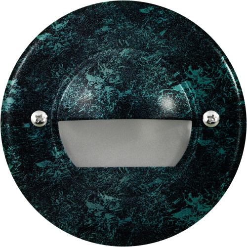 Dabmar LV709-VG Modern Verde Green Halogen Indoor / Low Voltage Outdoor Cast Aluminum Recessed Open Face Step Light Fixture