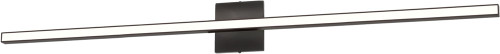 Dainolite ALX-4836LEDW-MB Alexander Contemporary Matte Black LED 47.5" Bathroom Light Sconce