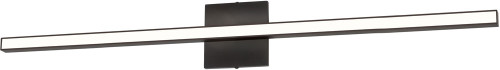 Dainolite ARL-3624LEDW-MB Arandel Modern Black / White LED 35.5" Bathroom Vanity Light Fixture