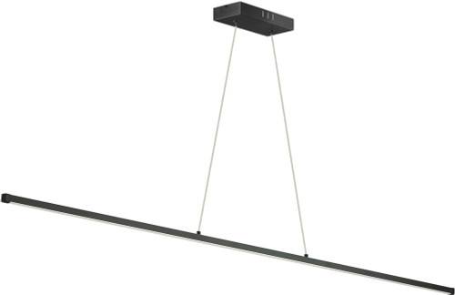 Dainolite ARY-4830LEDHP-MB Array Modern Black / White LED 48" Island Lighting