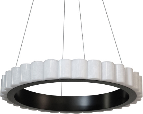 Dainolite CLS-2430LEDC-MB Celeste Modern Matte Black LED Pendant Light