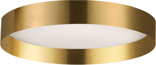 Dainolite CMN-1522LEDFH-AGB Carmen Modern Aged Brass LED Overhead Lighting Fixture