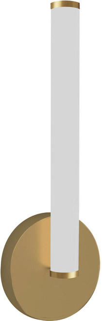 Dainolite CVT-148LEDW-AGB Corvette Modern Aged Brass / White LED Wall Sconce