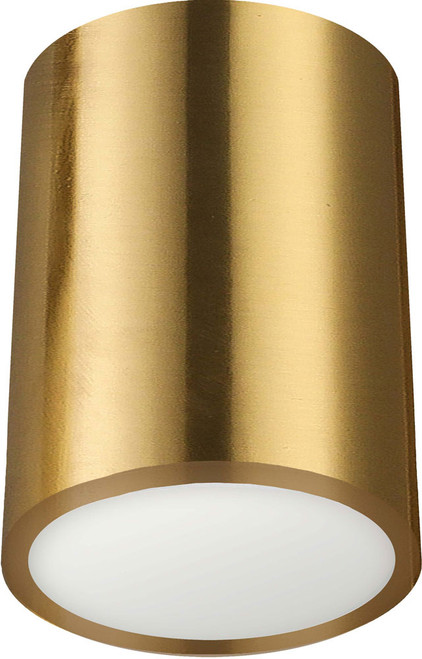 Dainolite ECO-C512-AGB Echo Modern Aged Brass LED Ceiling Light Fixture