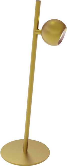 Dainolite FER-165LEDT-AGB Fernanda Contemporary Aged Brass LED Table Top Lamp