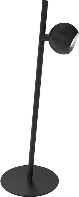 Dainolite FER-165LEDT-SB Fernanda Contemporary Satin Black LED Side Table Lamp