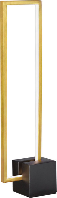 Dainolite FLN-LEDT25-AGB-MB Florence Modern Aged Brass / Black LED Table Lamp