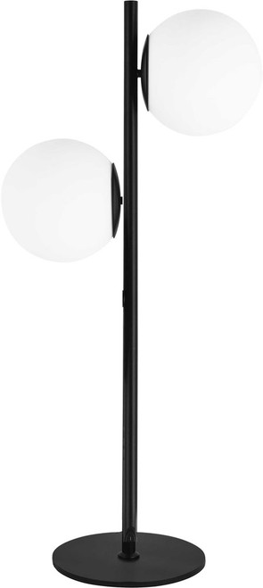 Dainolite FOL-222T-MB Folgar Modern Matte Black Side Table Lamp