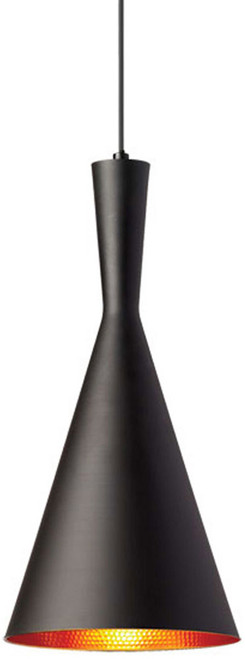 Dainolite HKI-81P-BK Helsinki Modern Black / Gold Mini Lighting Pendant