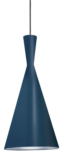 Dainolite HKI-81P-BL-SV Helsinki Modern Blue / Silver Mini Ceiling Pendant Light