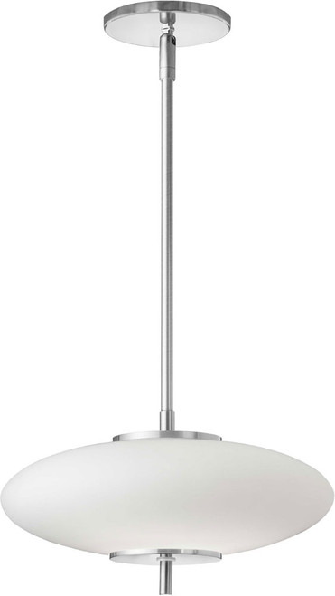 Dainolite MAD-121LEDP-PC Maddie Modern Polished Chrome / White LED Hanging Pendant Lighting