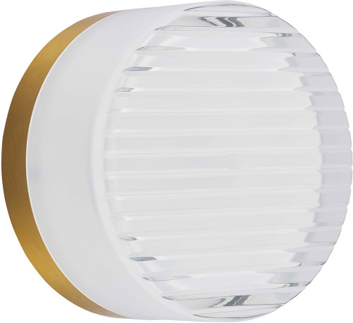 Dainolite LUC-615LEDW-AGB Lucia Contemporary White LED Wall Light Sconce