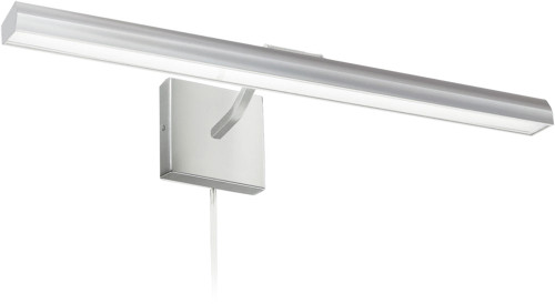 Dainolite PIC222-24LED-SC Leonardo Modern Satin Chrome / Frosted LED 24" Art Lamp