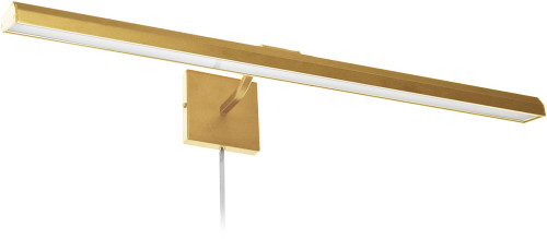 Dainolite PIC222-32LED-AGB Leonardo Modern Aged Brass / Frosted LED 32" Art Lighting