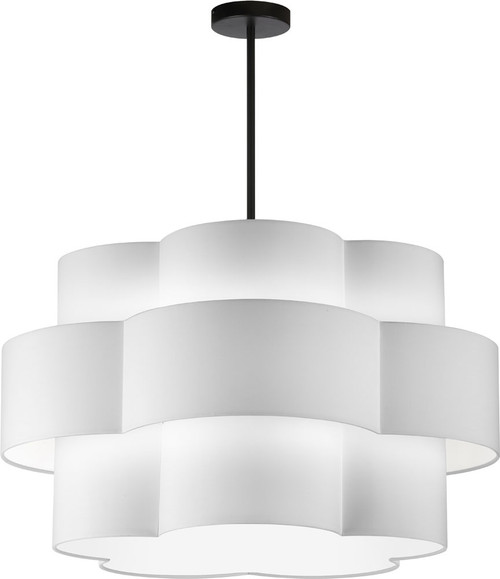 Dainolite PLX-284C-MB-WH Phlox Modern White Pendant Lighting