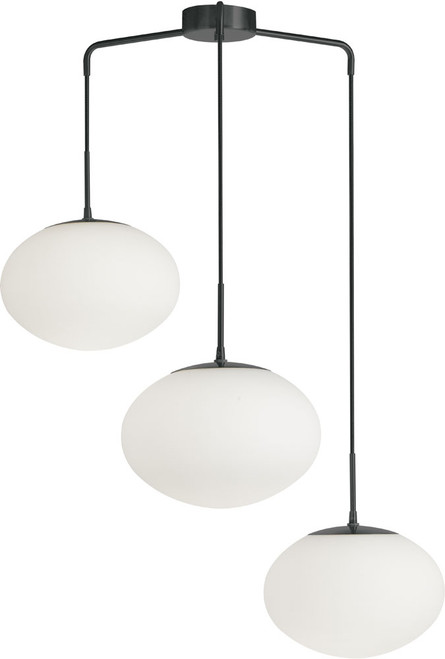 Dainolite RCL-323P-MB Rachel Modern White Multi Hanging Light Fixture