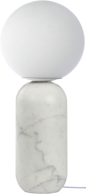 Dainolite TIE-181T-ALB-WH Tierra Contemporary White Accent Table Lighting