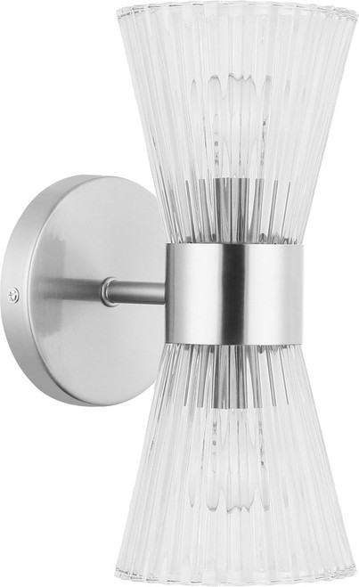 Dainolite VIE-112W-PC Vienna Modern Polished Chrome 2-Light Vanity Lighting