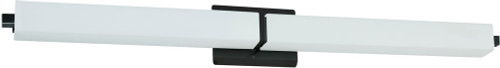 Dainolite VLD-172-36-MB Vonte Modern Matte Black / White LED 39" Bathroom Light Sconce