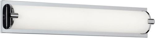 Dainolite VLD-464-25-PC Contemporary Polished Chrome / White LED Bathroom Vanity Light