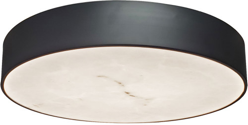 Dainolite WSH-1630LEDFH-MB Walsh Modern Matte Black LED 16" Ceiling Lighting