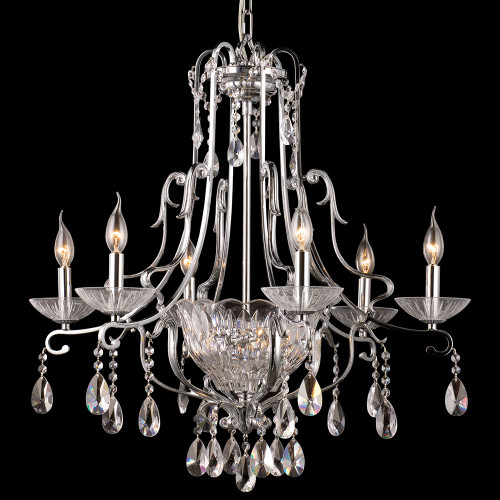 Dale Tiffany GH90092 Oxford Polished Chrome Chandelier Light