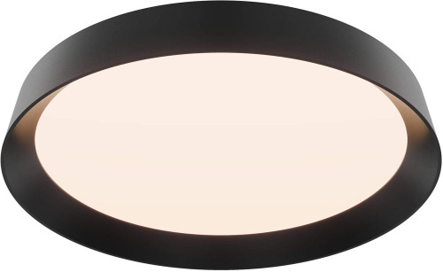 DALS Lighting CFH12-CC-BK Aurora Contemporary Black LED Ceiling Lighting