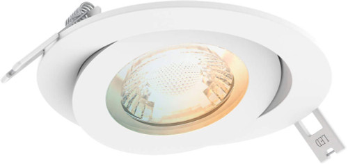 DALS Lighting DCP-FGM4-WH Pivot Contemporary White LED 4" Recessed Light Insert