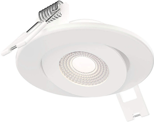 DALS Lighting FGM2-CC-WH Pivot Modern White LED 2" Recessed Lighting Insert