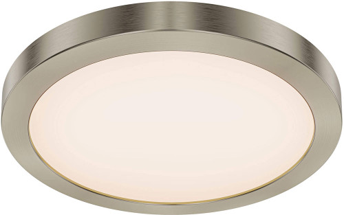 DALS Lighting FMM12-CC-SN Radiance Contemporary Satin Nickel LED 12" Ceiling Lighting Fixture