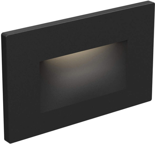 DALS Lighting LEDSTEP005D-CC-BK Camber Modern White LED Outdoor Step Lighting