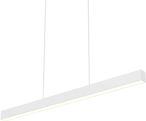 DALS Lighting LNPD48-CC-WH Boulevard Pendant Contemporary LED Island Light Fixture