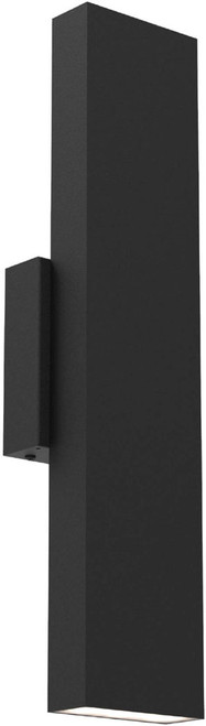 DALS Lighting MSLWALL-CC-BK PinPoint Linear Modern LED Exterior Lamp Sconce