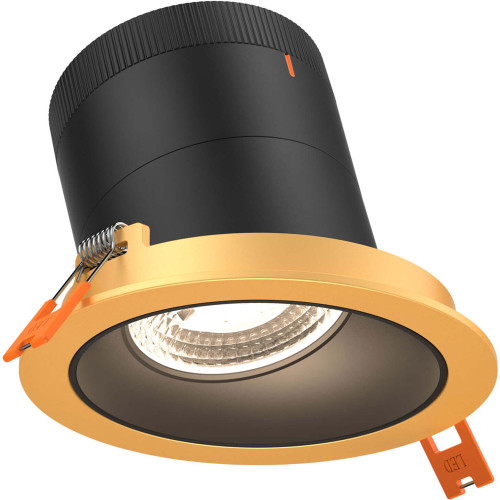 DALS Lighting RC04-CC-XX-SLBK-TGD Versa Modern Black LED Recessed Light Insert