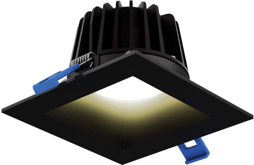 DALS Lighting RGR6SQ-CC-BK Contemporary Black LED 6 Inch Square Gimbal Down Lighting Insert