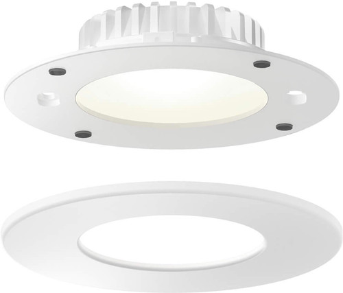 DALS Lighting RTF4-3K-WH Modern White LED 4 Inch Retrofit Down Lighting Insert