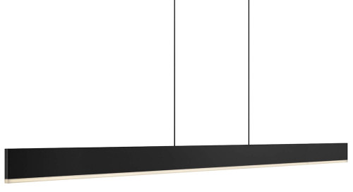 DALS Lighting SPD72-3K-BK Beam Contemporary Black LED 72" Kitchen Island Lighting