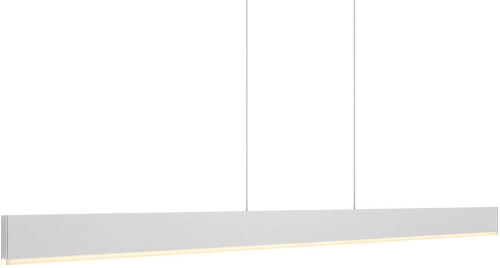 DALS Lighting SPD72-CC-WH Beam Contemporary White LED 72" Kitchen Island Lighting