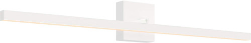 DALS Lighting VLG36-CC-WH Portrait Modern White LED 36" Bathroom Lighting Sconce