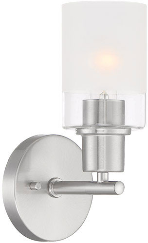 Designers Fountain D236M-1B-BN Cedar Lane Brushed Nickel Wall Light Sconce
