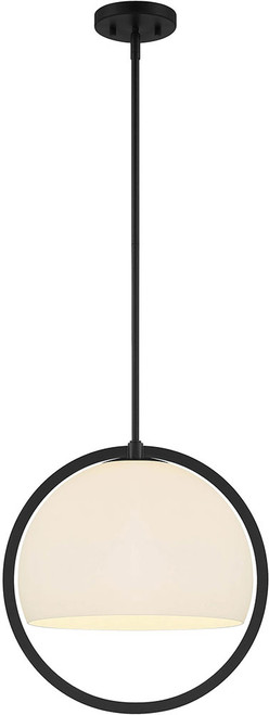 Designers Fountain D274M-16P-MB Eterna Modern Matte Black 16" Pendant Light
